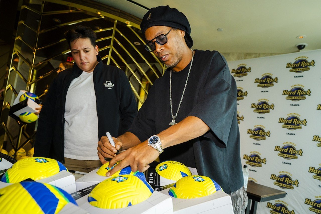 Ronaldinho with Hard Rock Bet