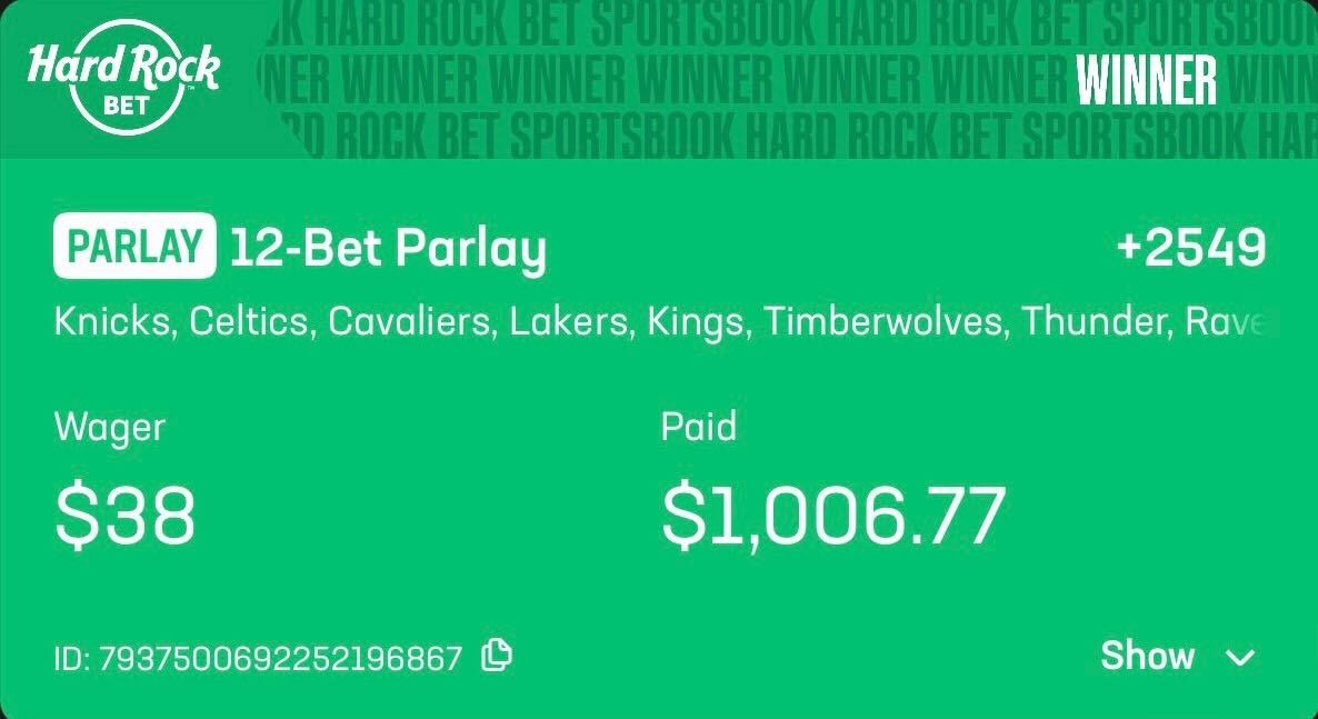 1k basketball parlay