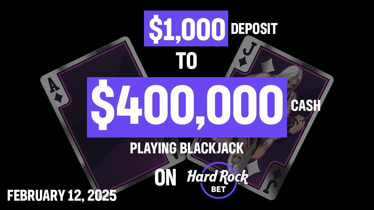 $400K Blackjack Heater on Hard Rock Bet Casino