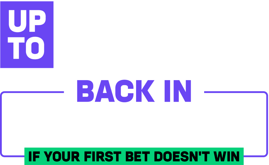 Up to $100 back in bonus bets if your first bet doesn't win